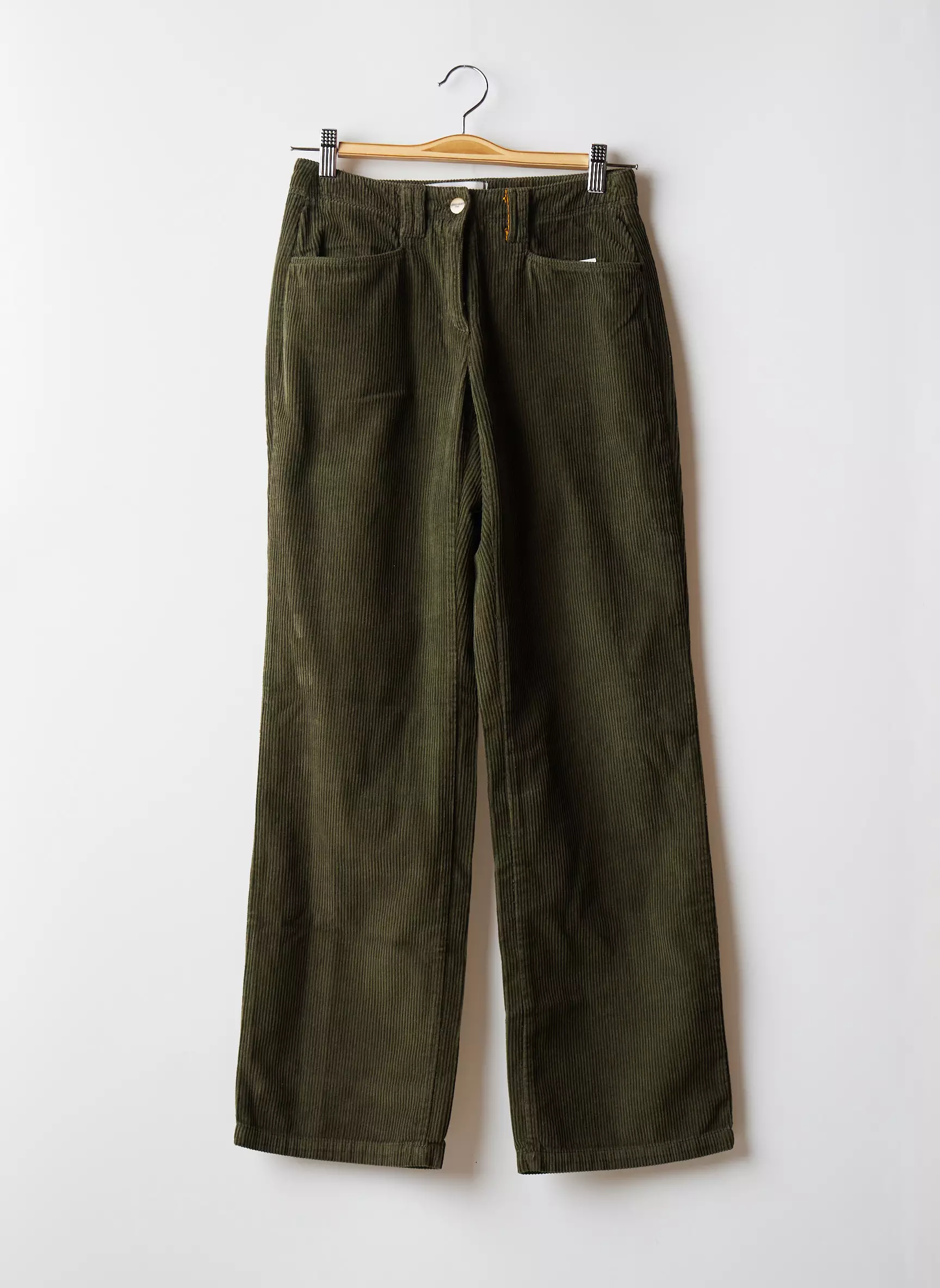 Couturist Pantalons Larges Femme couleur vert