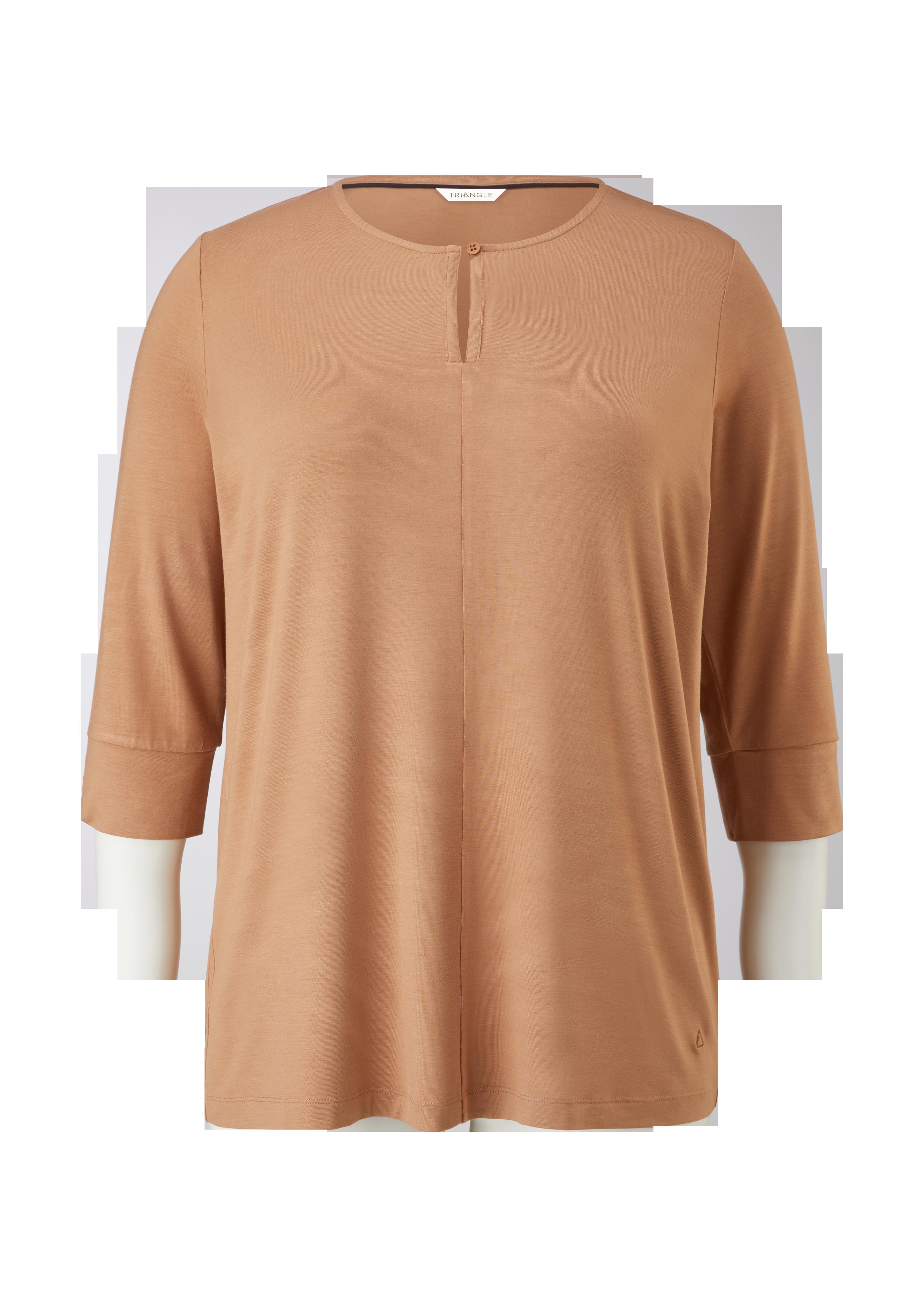 3/4-Arm-Shirt aus Viskosestretch  2126500-8748