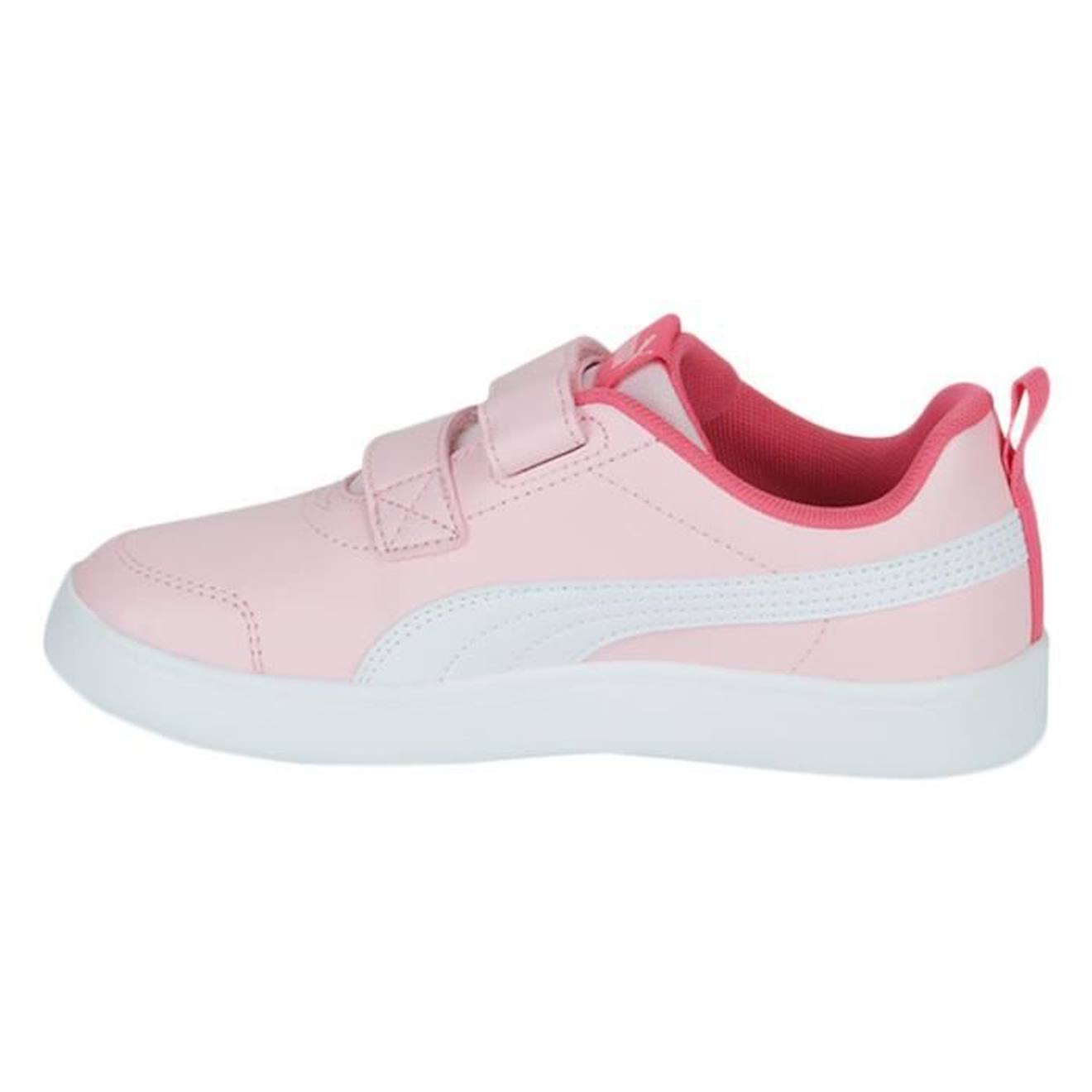 Basket Enfant Puma Courtlex v2 rose