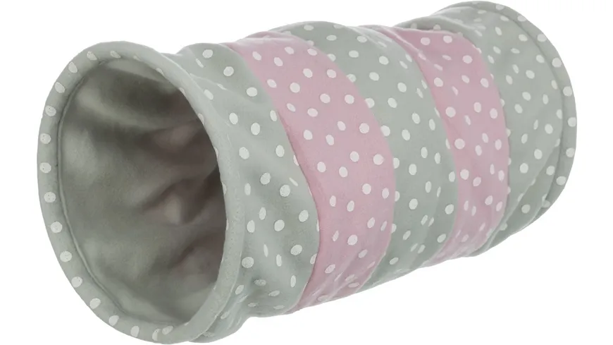 Trixie Spieltunnel Fleece bunt ø 25 × 50 cm Katzenspielzeug