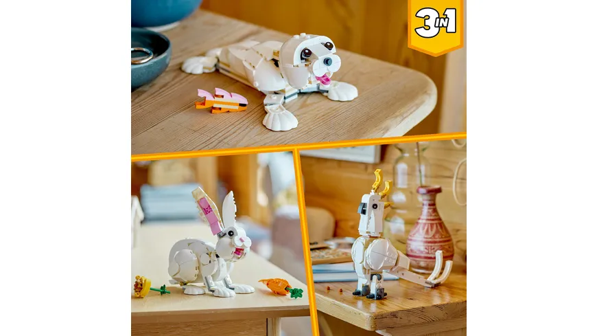 LEGO Creator 3in1 31133 Weißer Hase