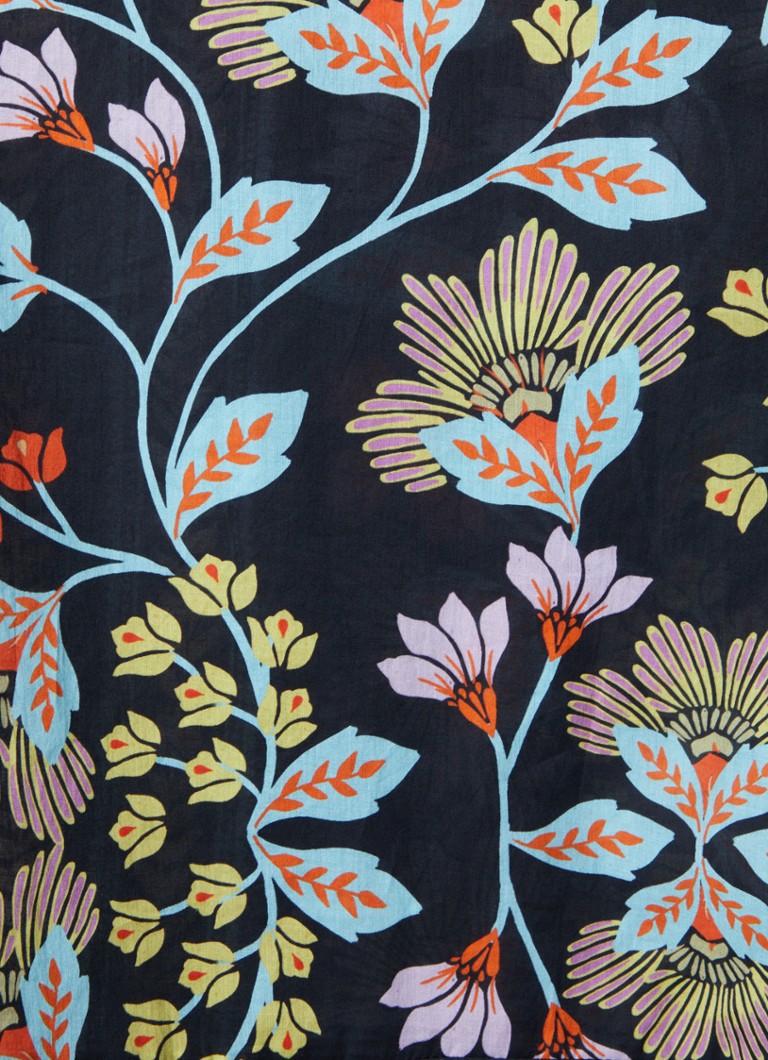 Farm Rio  Wide fit jumpsuit met bloemenprint en steekzakken