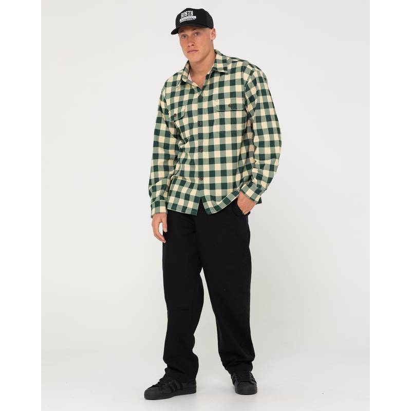 RUSTY BOROUGH LONG SLEEVE SHIRT Langarmhemd Herren