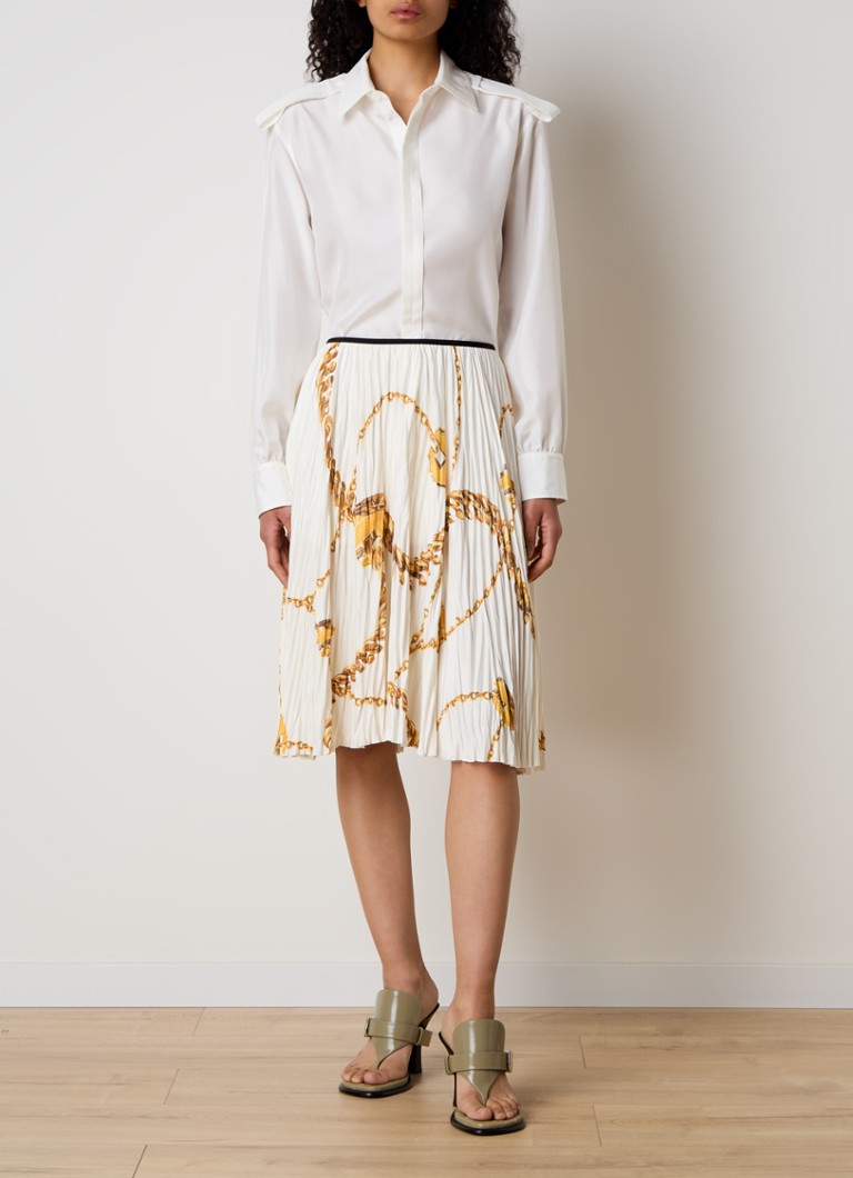 camicetta di seta Burberry Runway