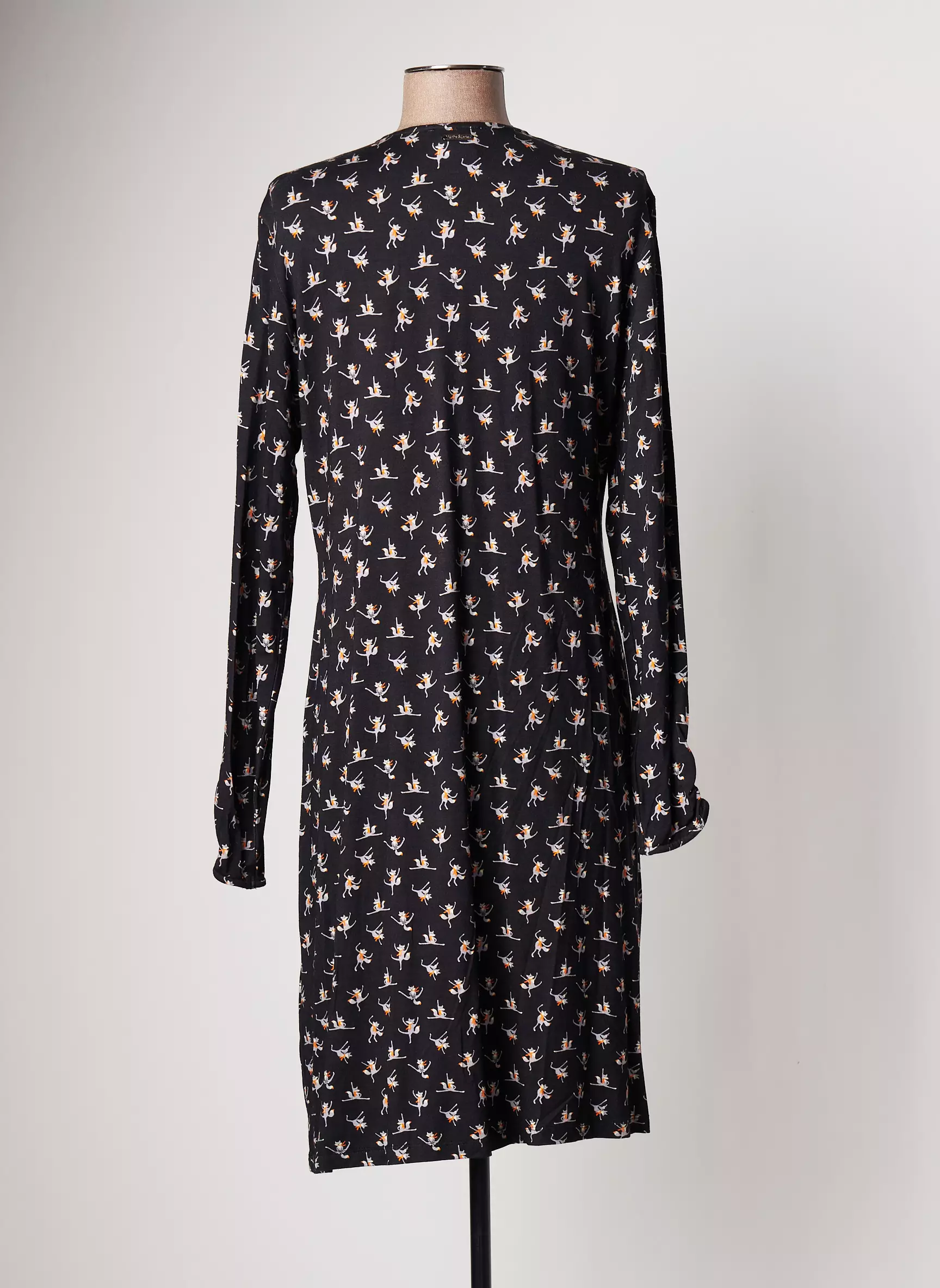 Agathe   Louise Robes Mi Longues Femme couleur noir