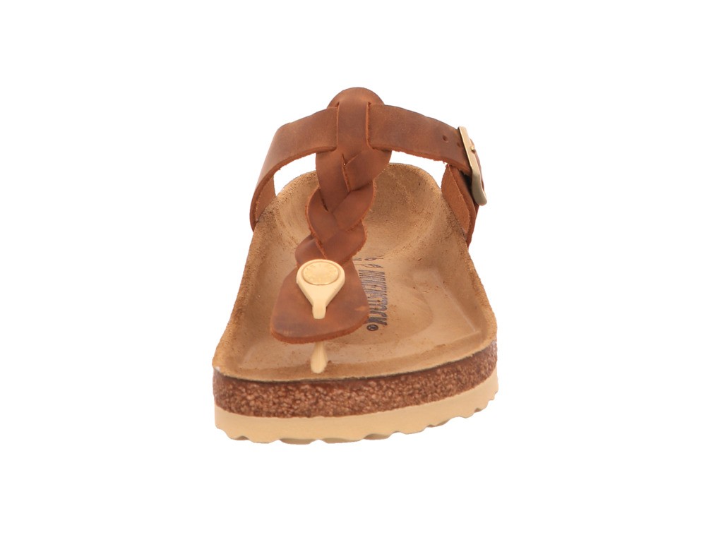 BIRKENSTOCK Klassische Sandalen braun Gizeh Braided