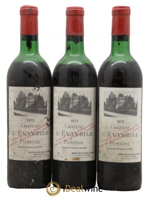 Château l'Évangile  1973 - Lot de 3 Bouteilles
