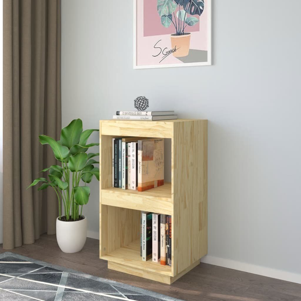 vidaXL Bücherregal Bücherregal 40x35x71 cm Massivholz Kiefer, 1-tlg.