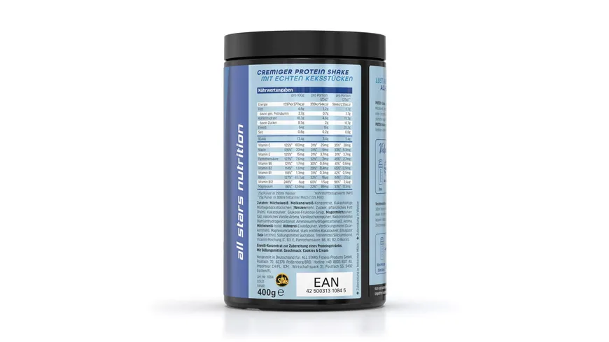 ALL STARS Protein Deluxe - Cookies & Cream 400 g