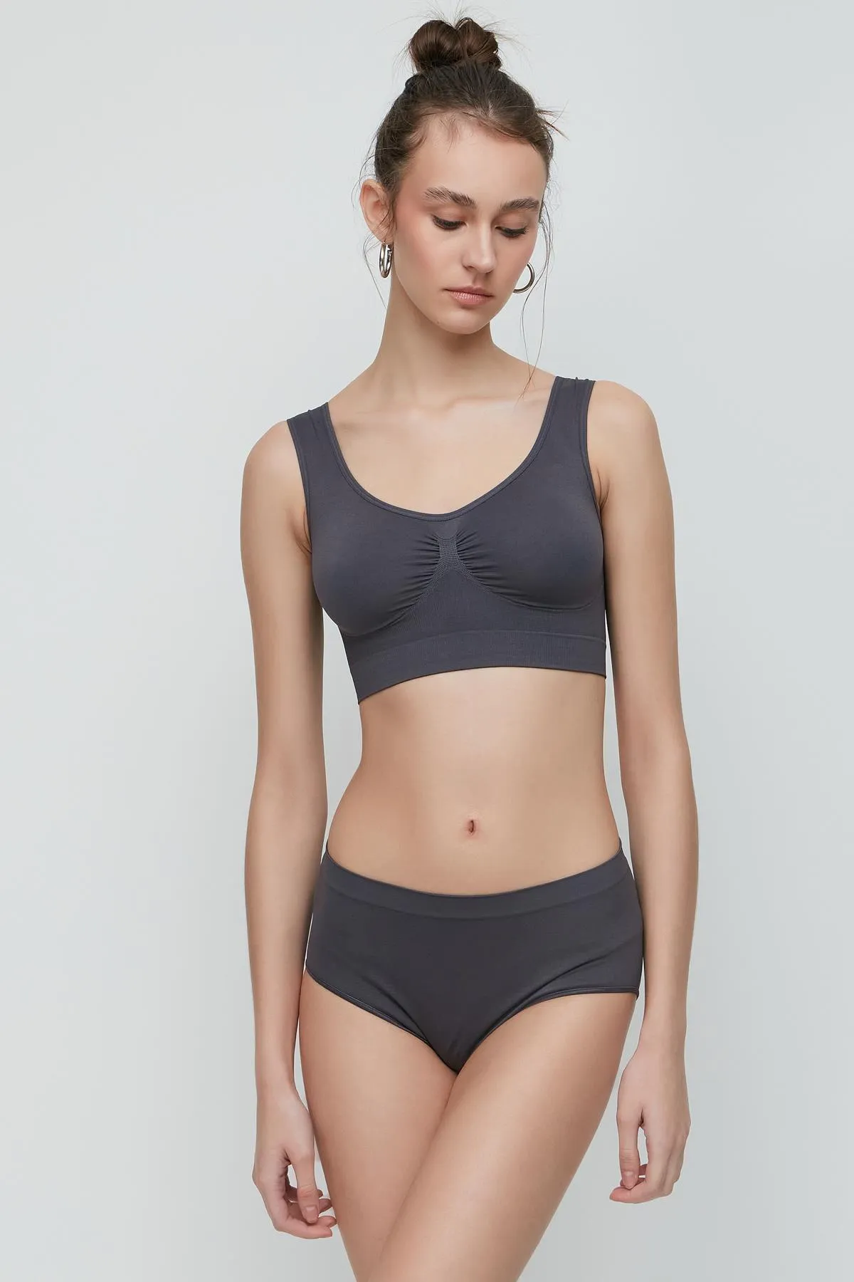 C&City  C13002 Seamless Boxer Anthrazit