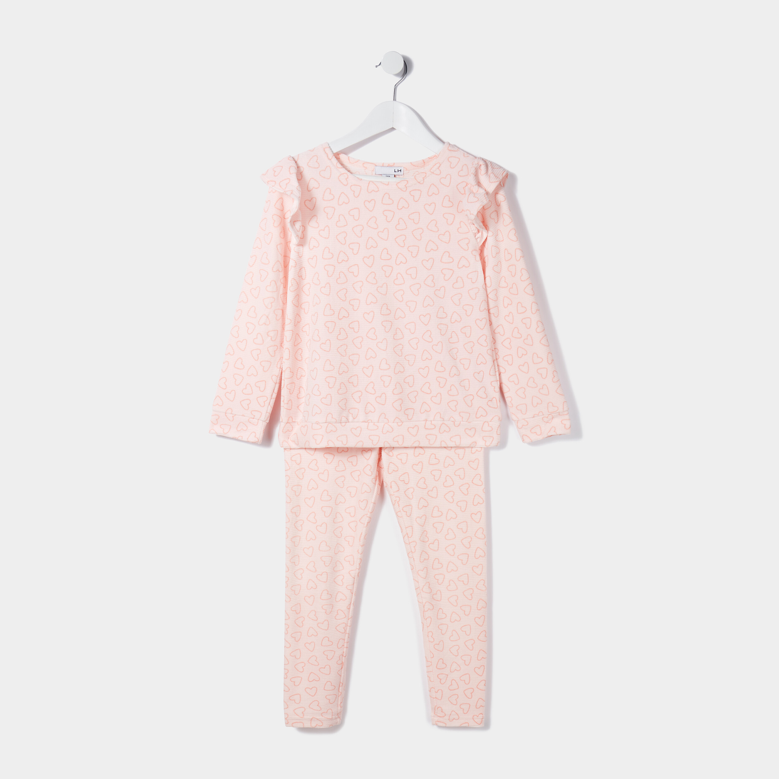 Ensemble pyajama 2 pièces rose fille | La Halle
