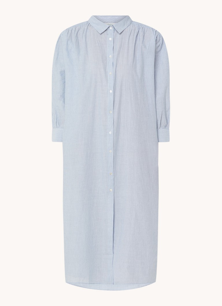 Robe-chemise midi à rayures by-bar