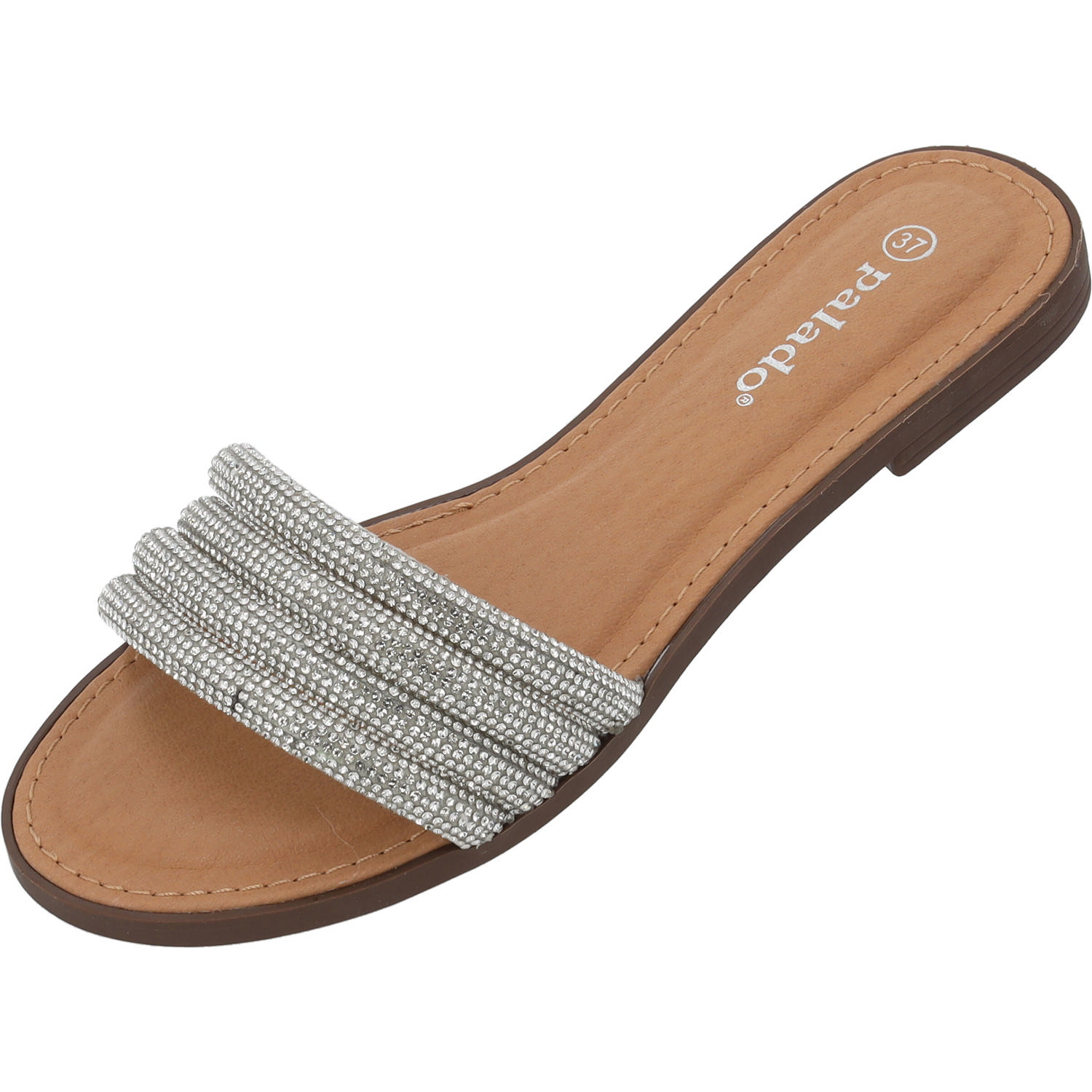 Palado Jeemi, Pantoletten & Badeschuhe, Damen, Silber Strass
