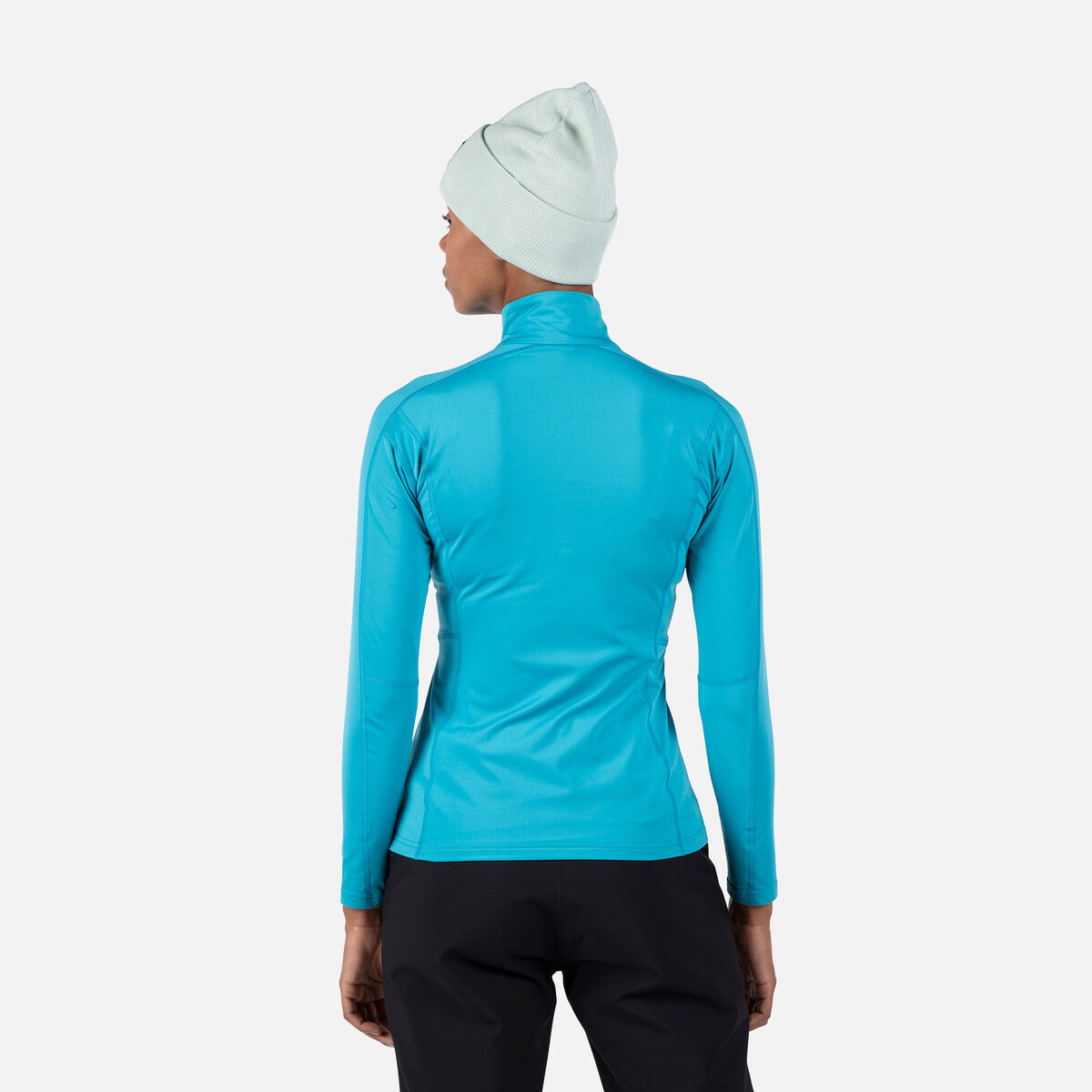 Damenoberteil Baselayer Classique mit halbem Reißverschluss