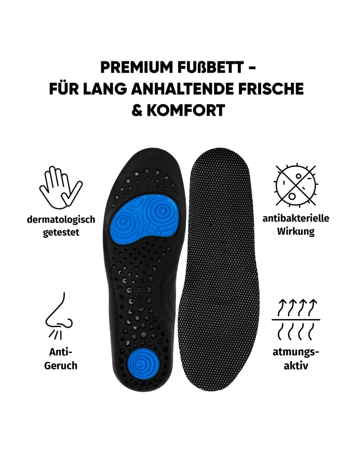 Bama Group Einlegesohle Premium Fußbett Balance Deo in schwarz günstig kaufen