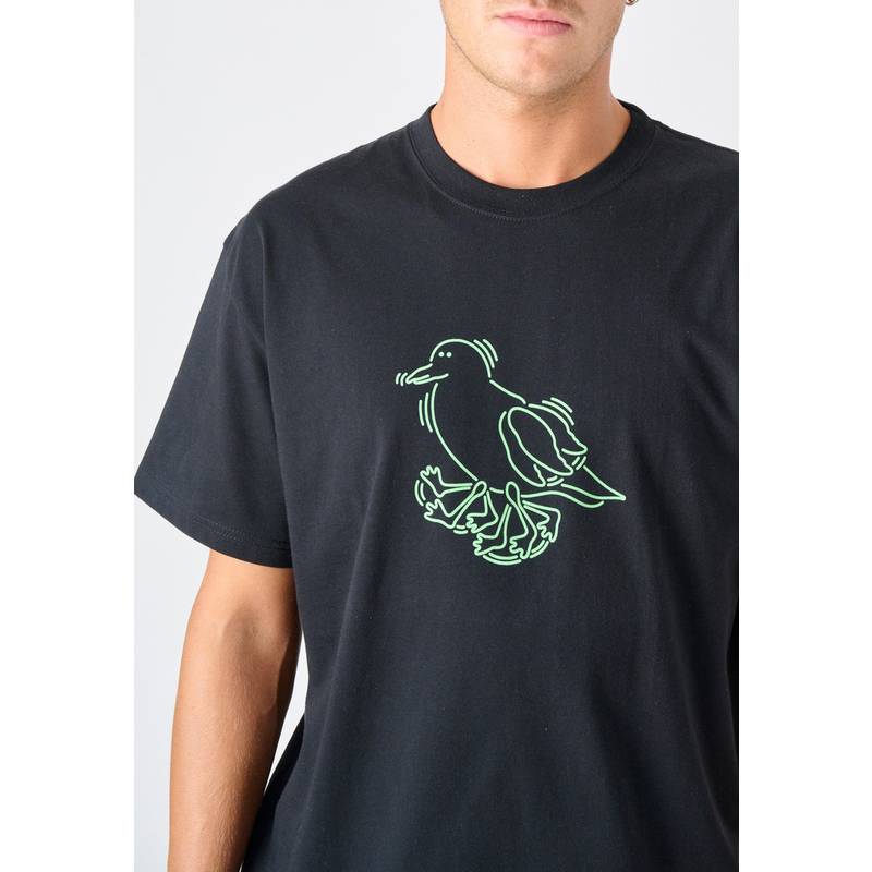 Cleptomanicx Runner Printshirt Herren