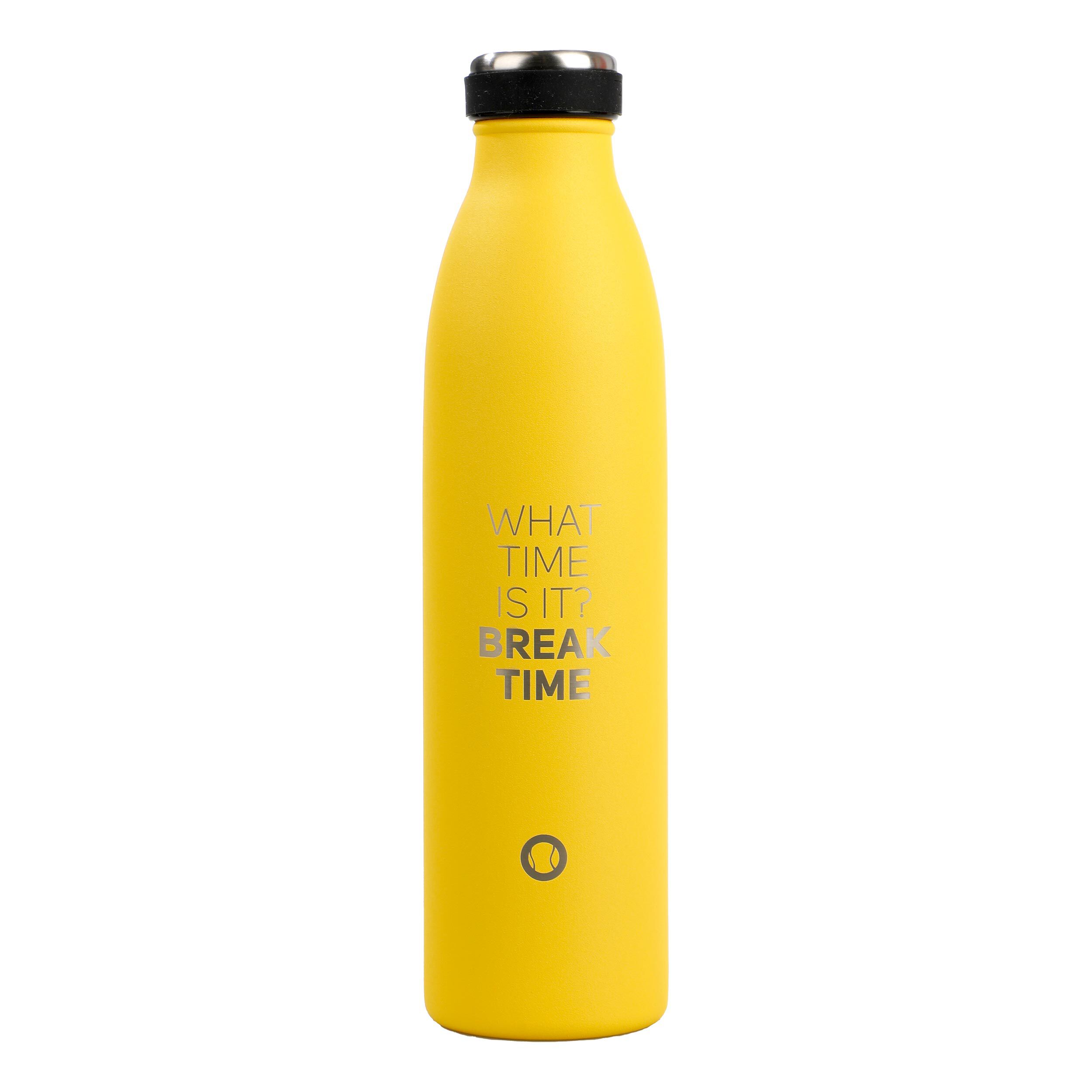 Break Time 750ml Trinkflasche - Gelb