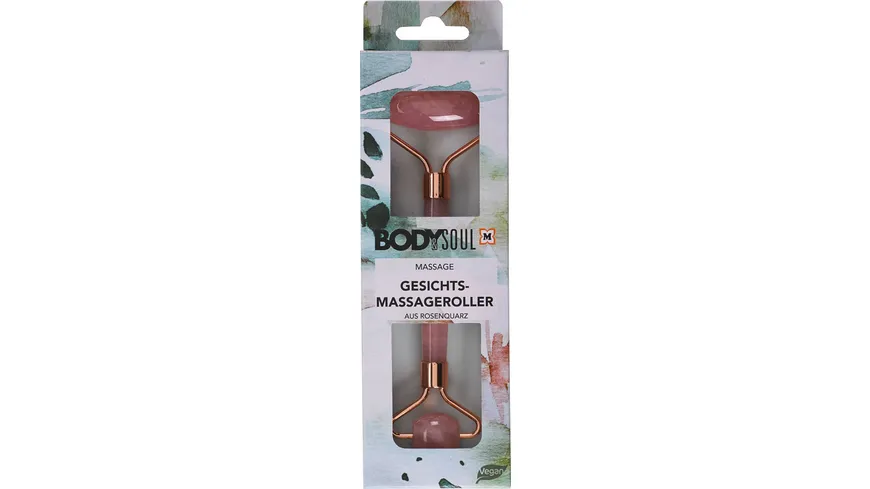 BODY&SOUL Rosenquarz-Roller