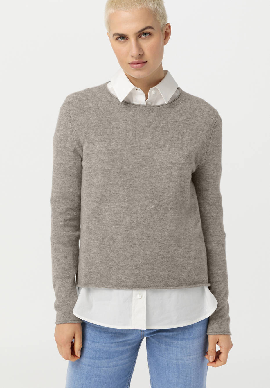 FTC X HESSNATUR Pullover aus reinem Kaschmir
