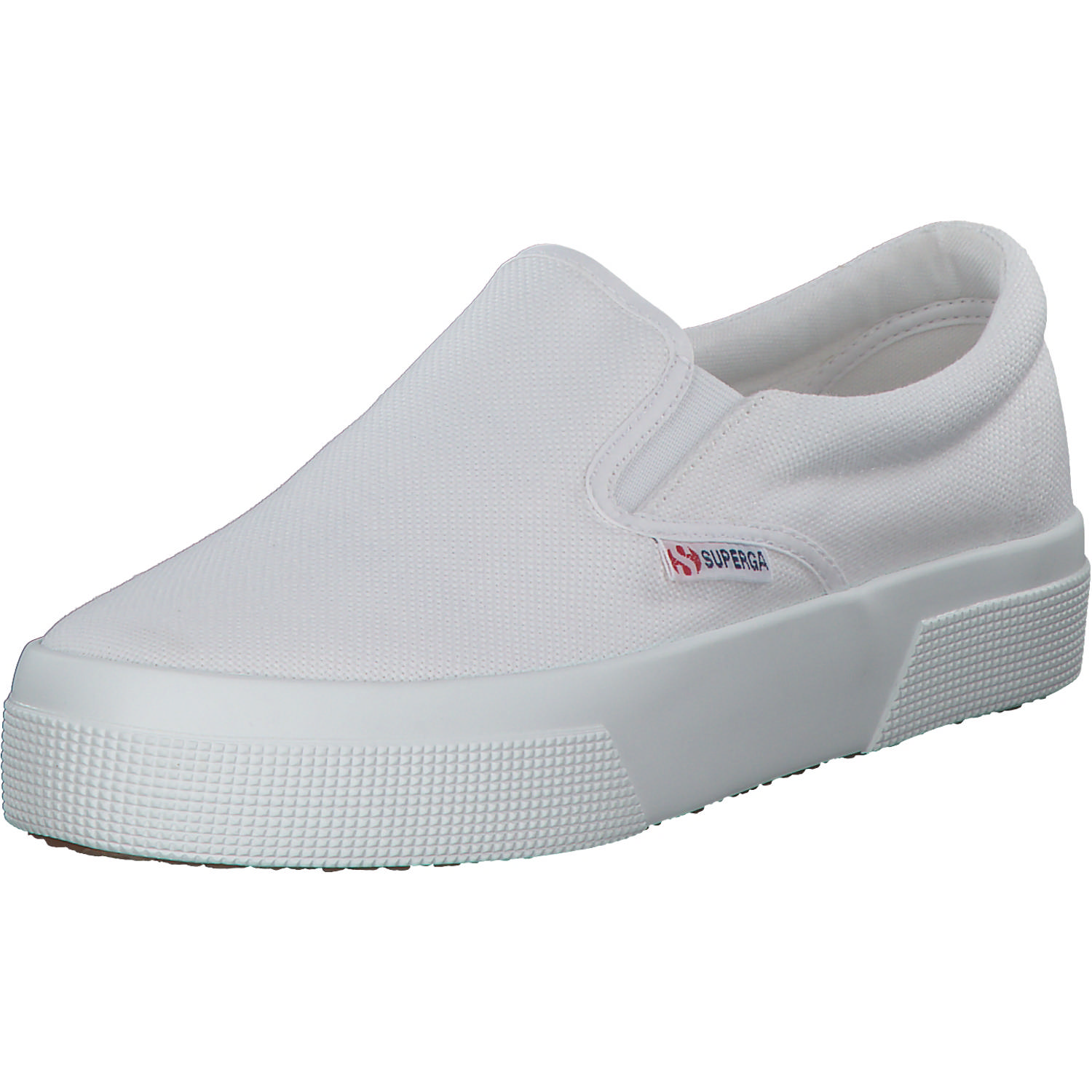 Superga 2740 Platform Slip On S7122RW, Slipper, Damen, white