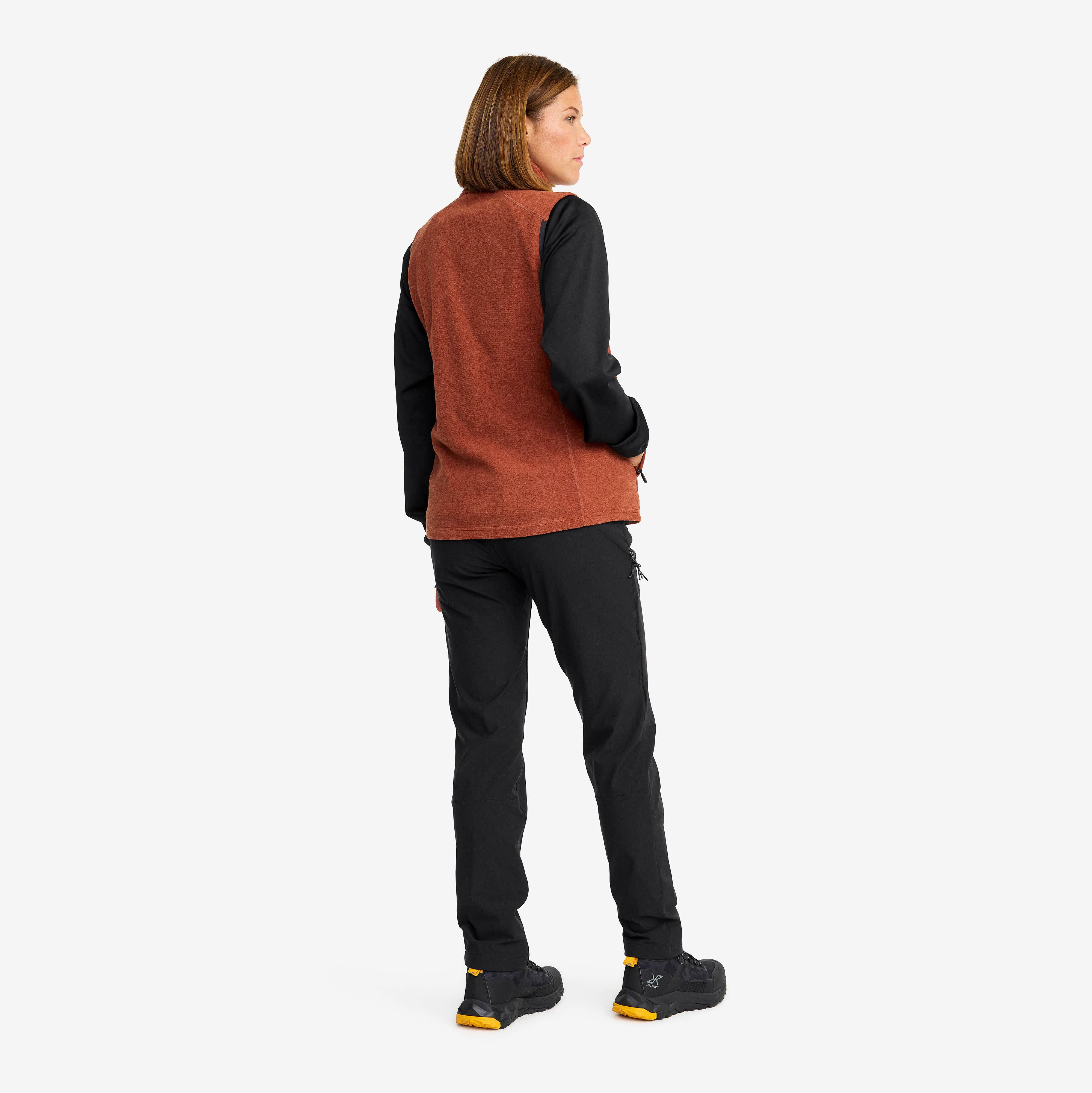 Essential Fleece Vest Femme Smoked Paprika