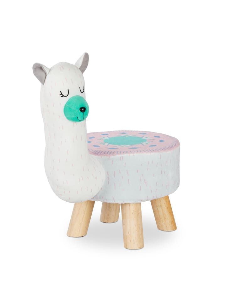 relaxdays Tierhocker Lama in Weiß günstig kaufen onesize