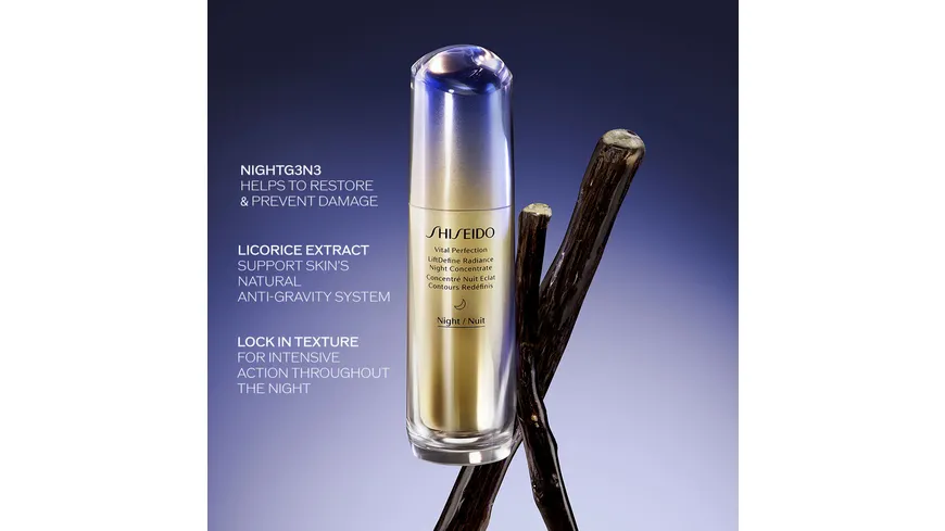 SHISEIDO Vital Perfection Liftdefine Radiance Night Concentrate 40 ml