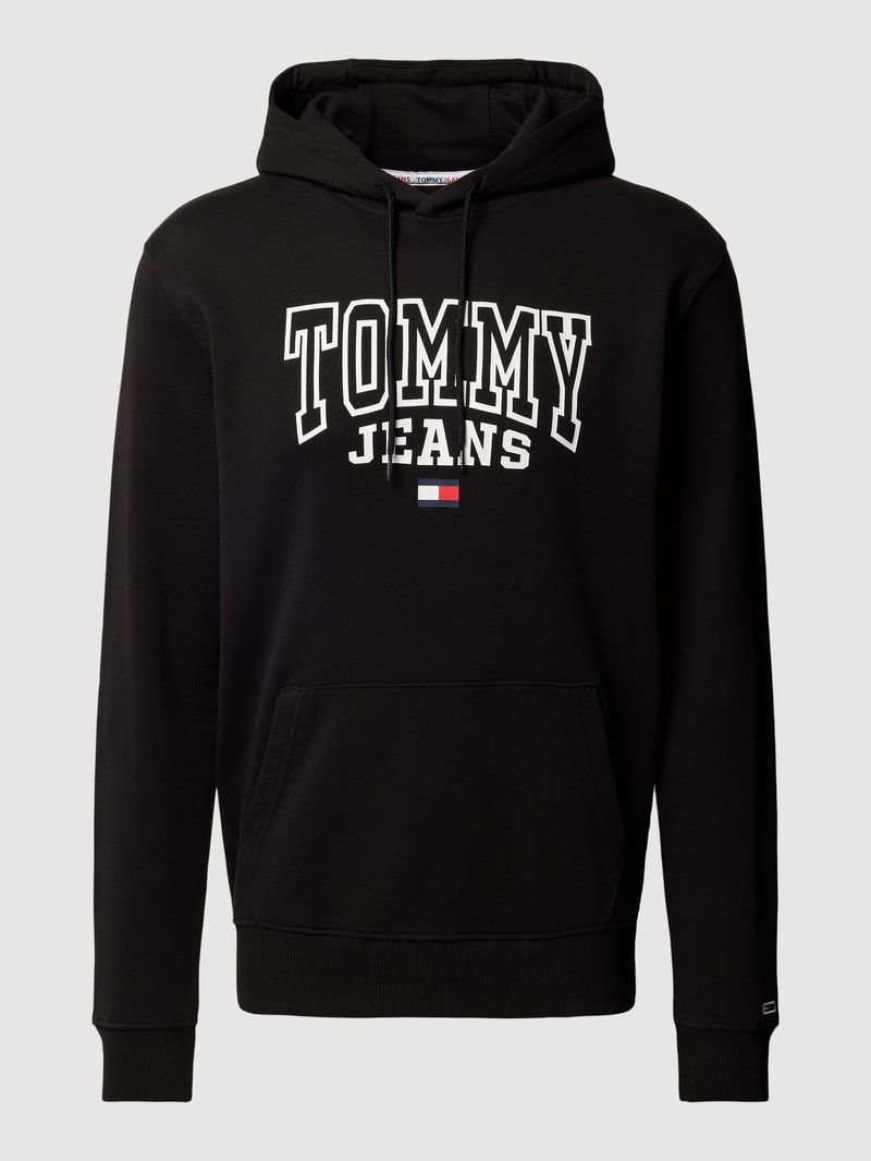 Hoodie mit Label-Print Modell 'ENTRY GRAPHIC' in schwarz