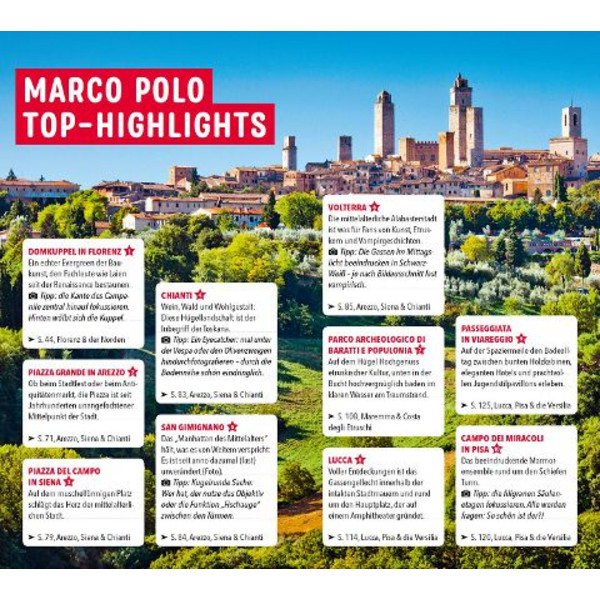 MARCO POLO REISEFÜHRER TOSKANA