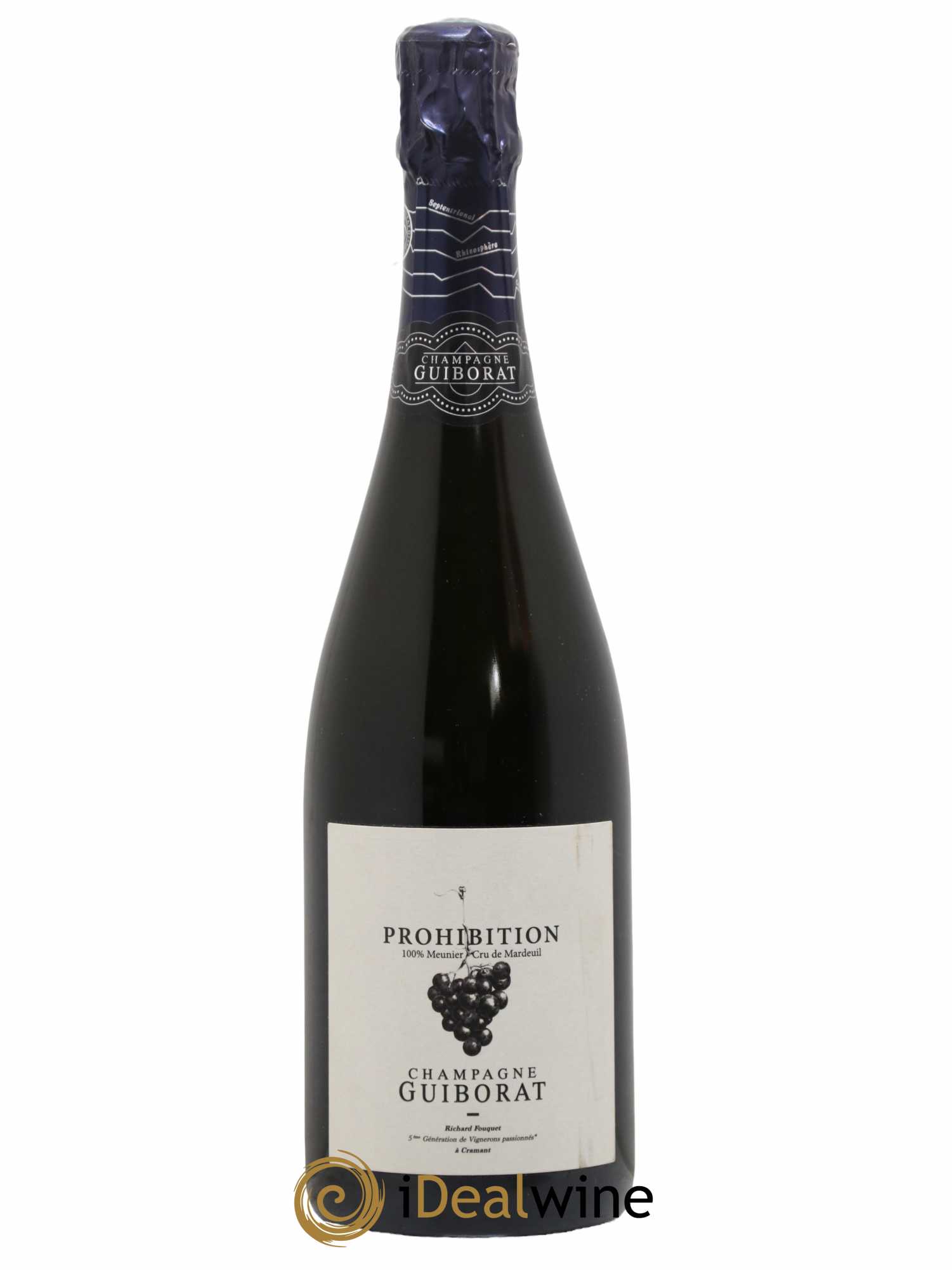 Prohibition 100% Meunier Guiborat   - Lot de 1 Bouteille