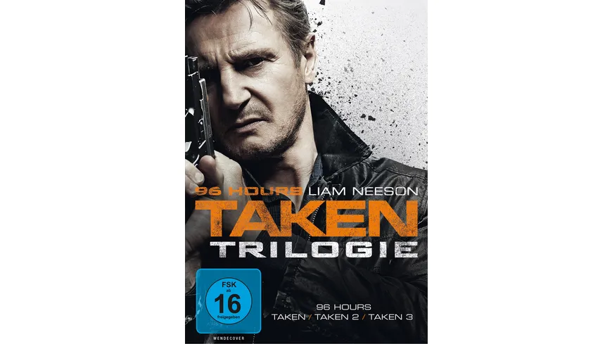 96 Hours - Taken 1-3  [3 DVDs]