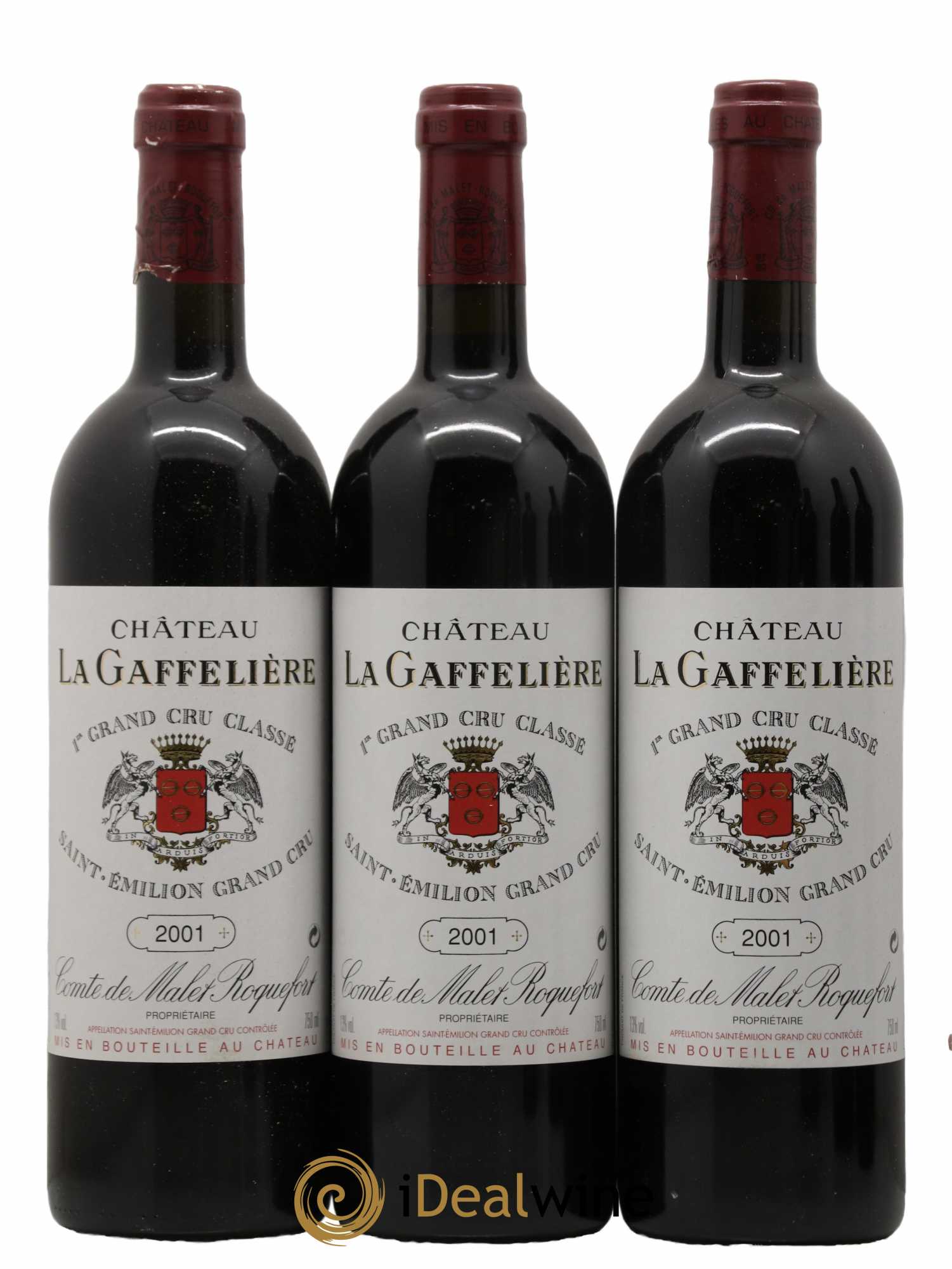Château la Gaffelière 1er Grand Cru Classé B  2001 - Lot de 6 Bouteilles