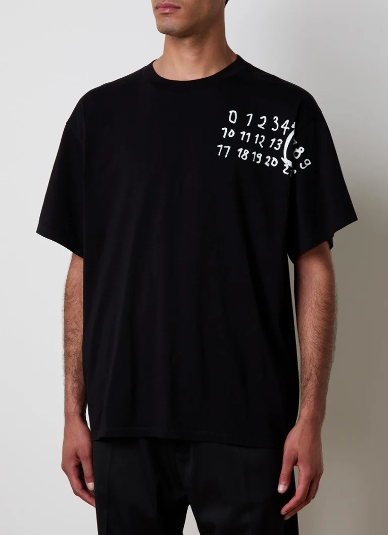 MM6 T-shirt with print and stretch