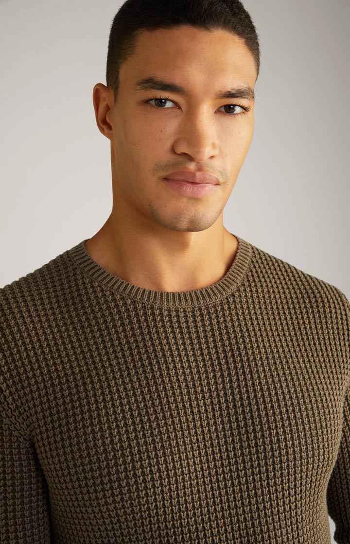 Strickpullover Hadriano in Oliv