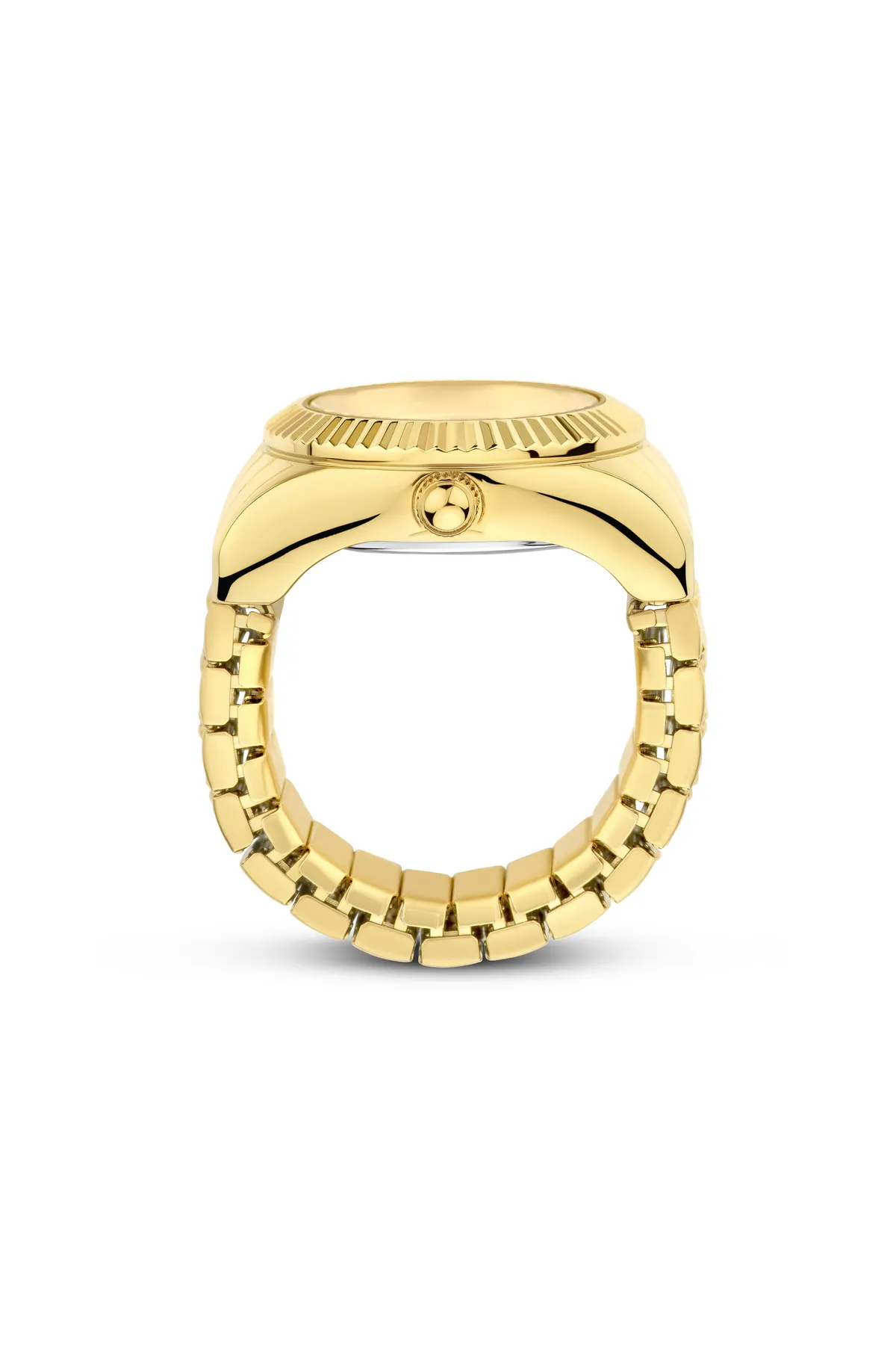 Violet Hamden  Sunrise Goudkleurig Ring Horloge VH07017