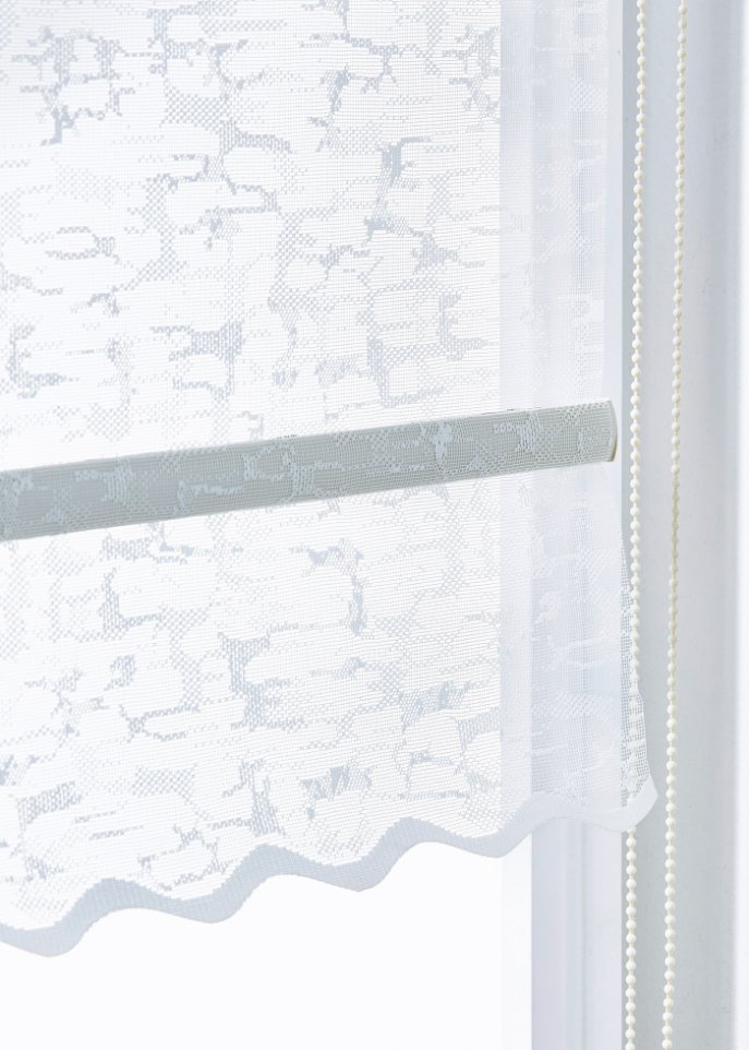 Sichtschutzrollo mit Jacquard