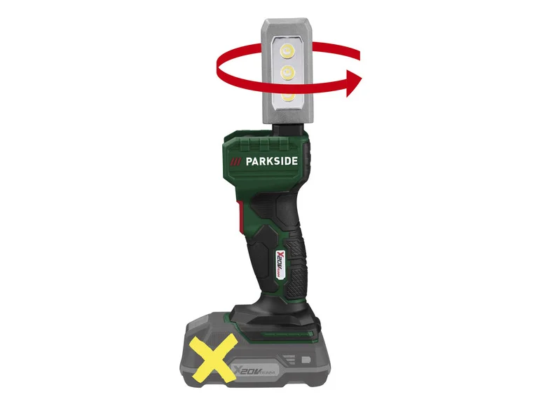 Lanterna sem fio PARKSIDE® LED PLHLA 20-Li A1 / PLHLA 20-Li C1, 20 V