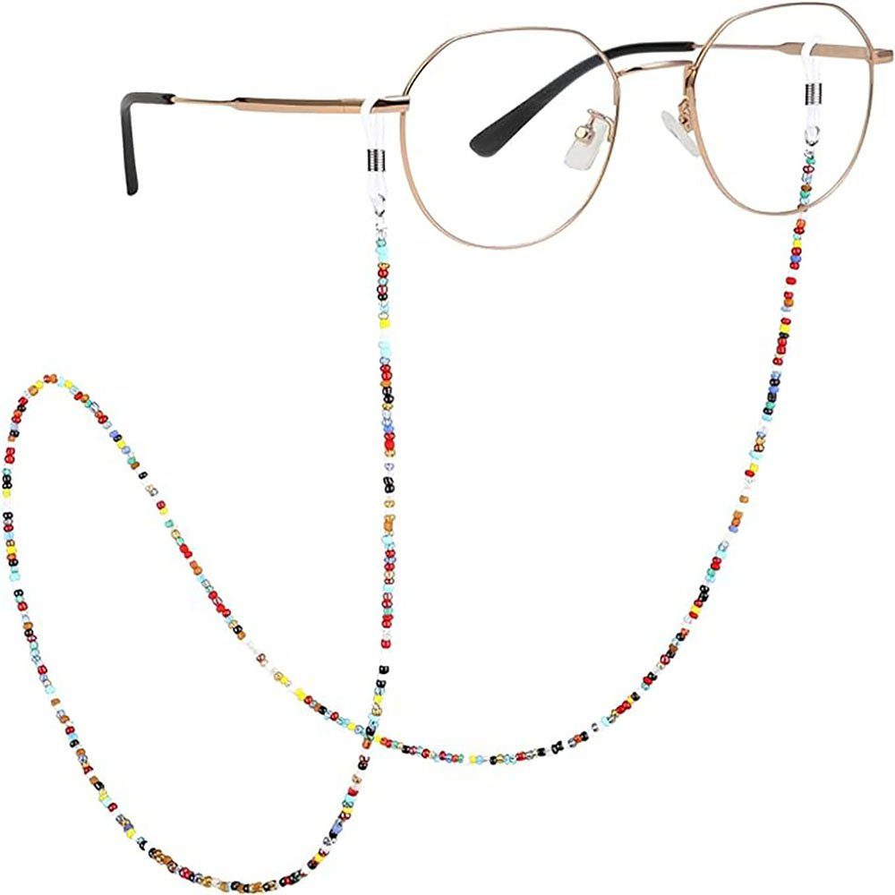 DRSEON Brillenkette 1 Packung Brillenkette Halskette Lesebrillenkette Bunte Perlen