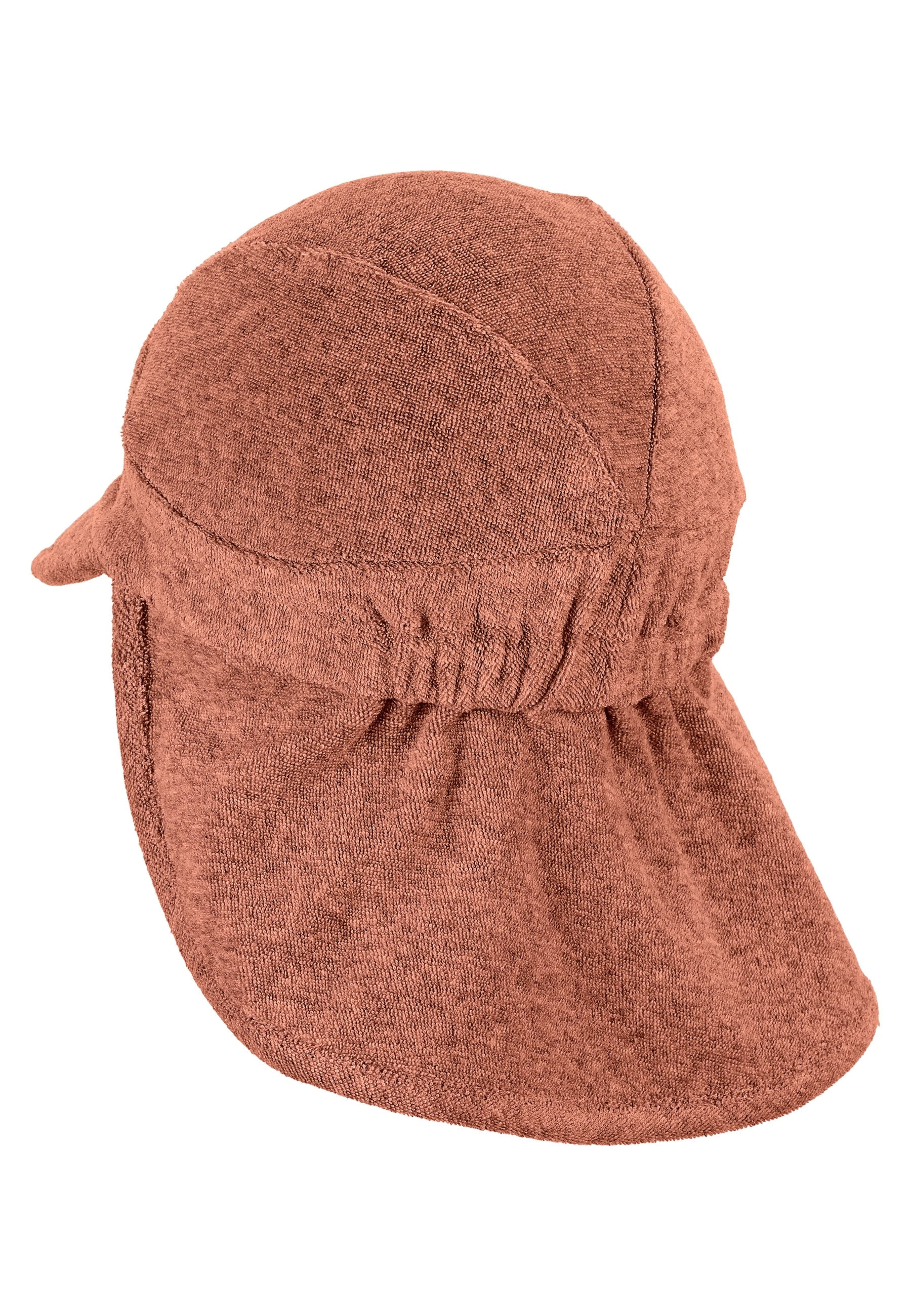 Schirmmütze mit Nackenschutz in versch. Unifarben