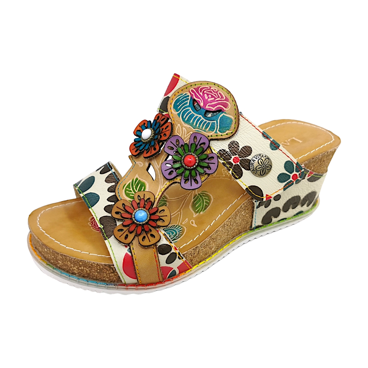 Laura Vita Bonito224 Mehrfarbig Beige