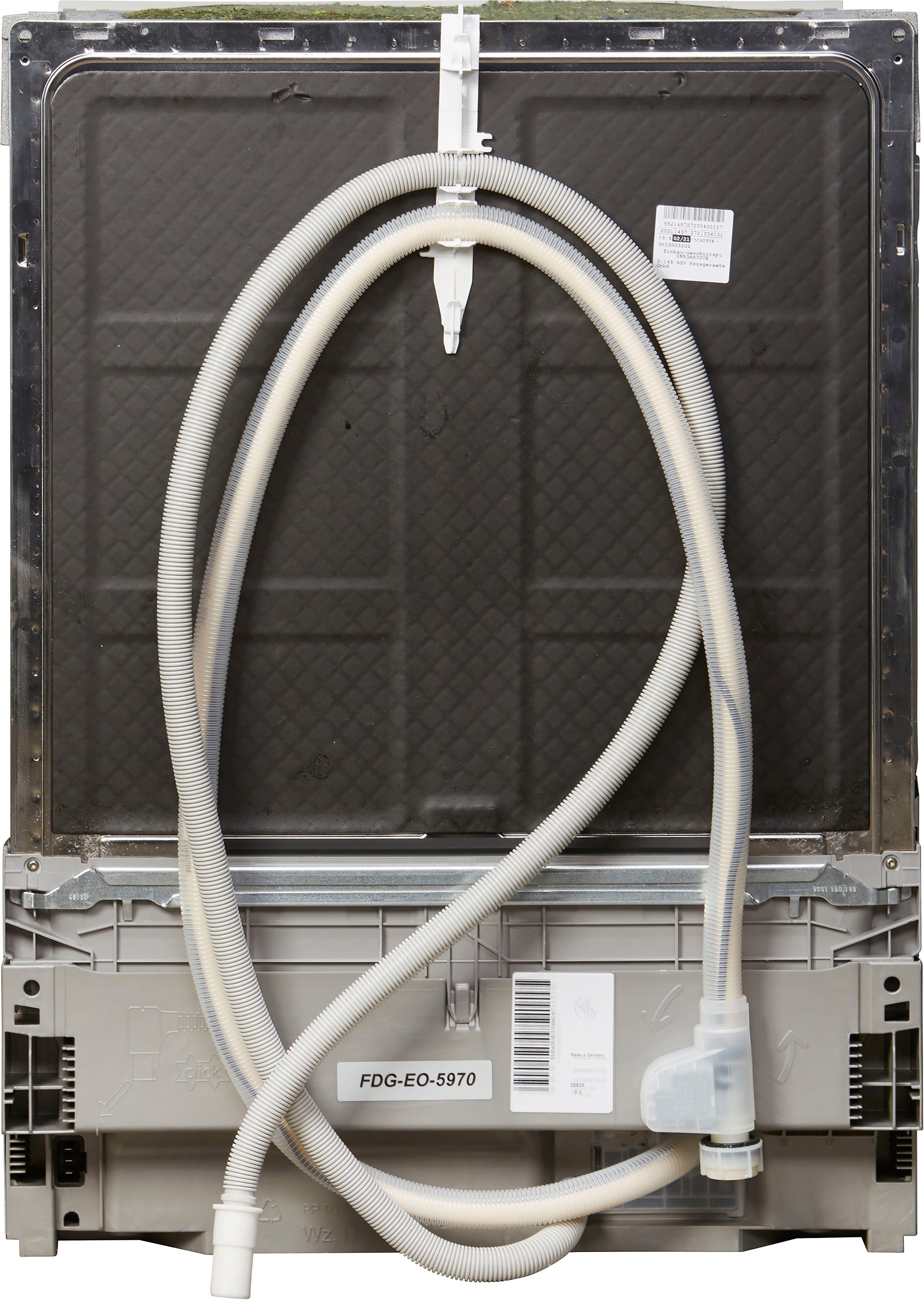 SIEMENS teilintegrierbarer Geschirrspüler iQ300, SN53HS11TE, 13 Maßgedecke