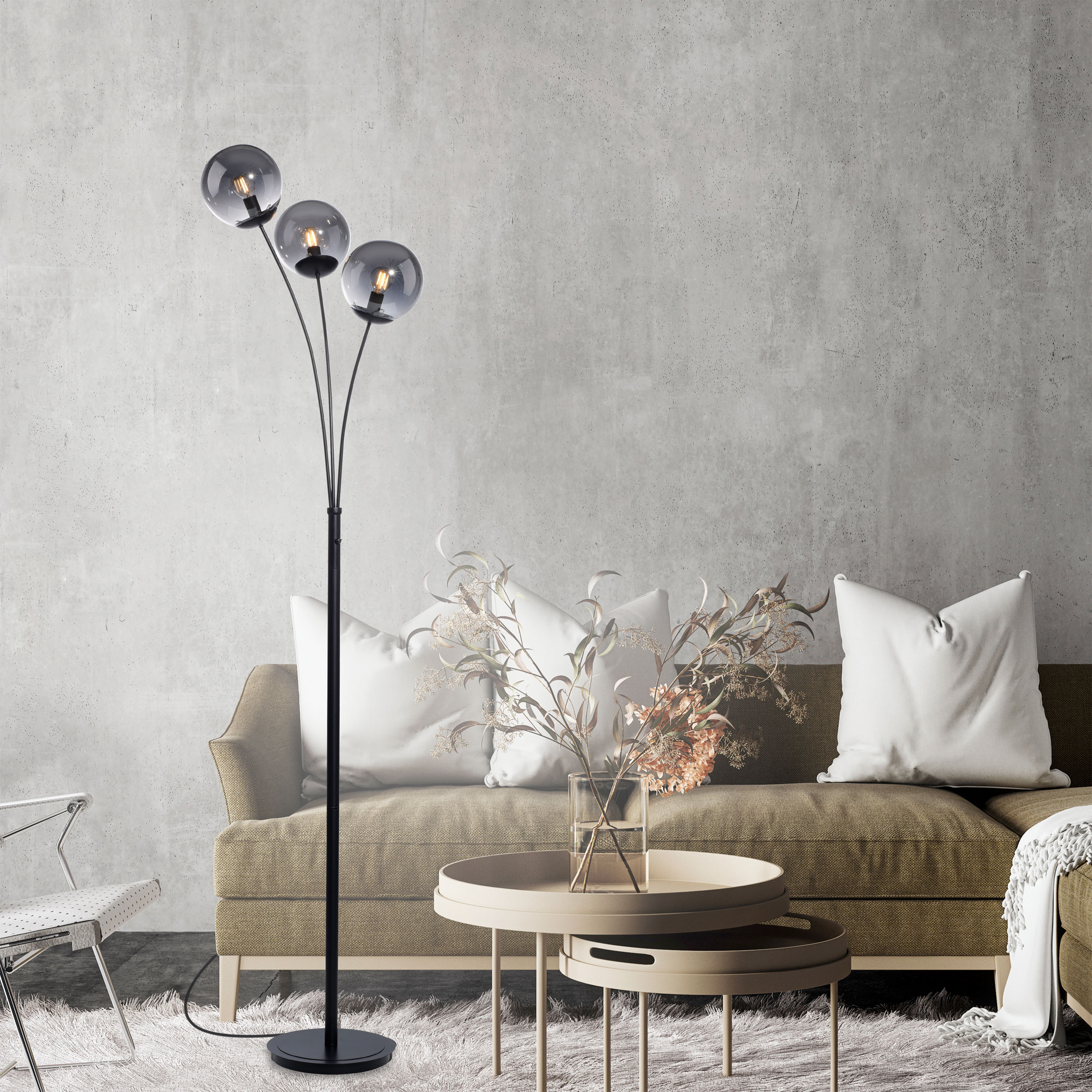 JUST LIGHT.Stehleuchte 3flg