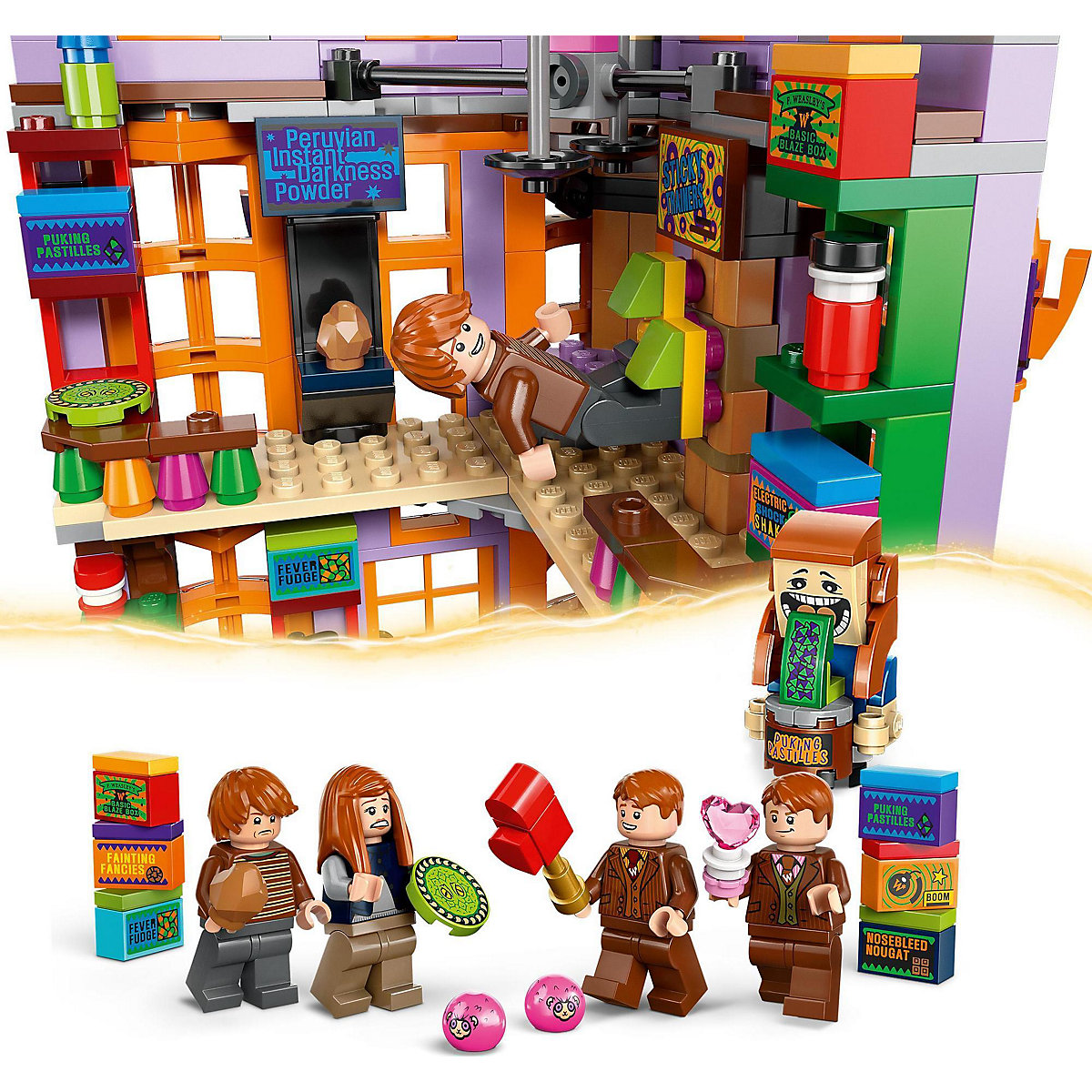 LEGO® Harry Potter 76422 Winkelgasse™: Weasleys Zauberhafte Zauberscherze