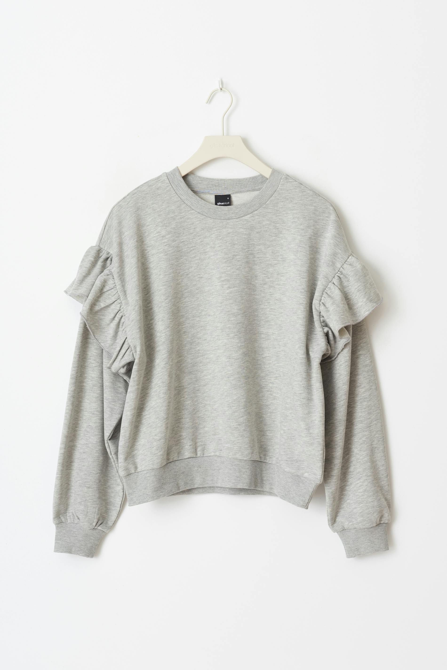 Frill sweater