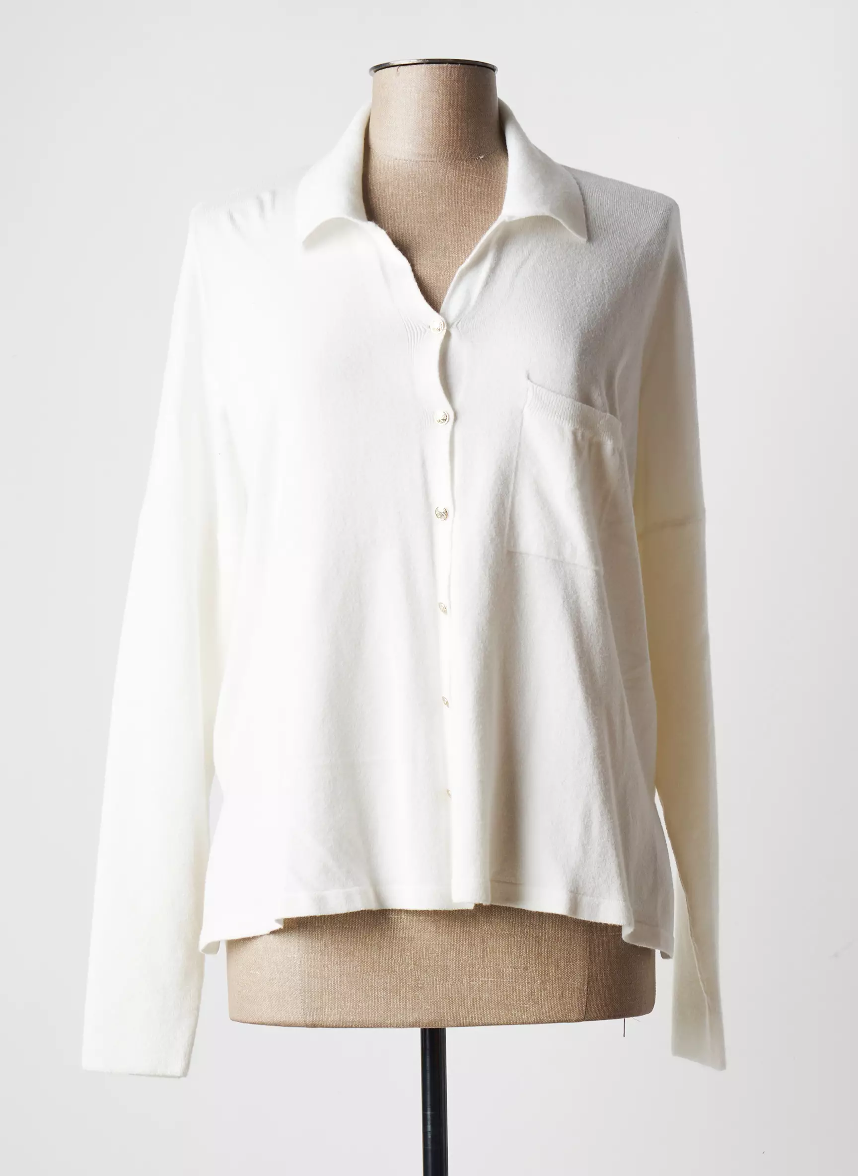 Eva Kayan Cardigans Femme couleur blanc