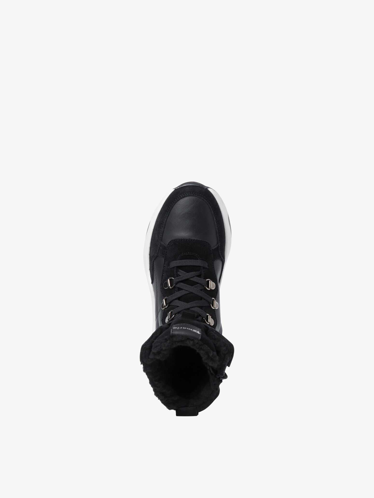 Bottine en cuir - noir doublure chaude