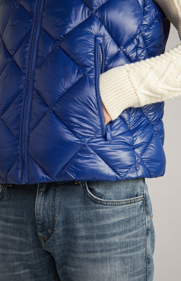 Nylon-Steppweste Vanor in Blau