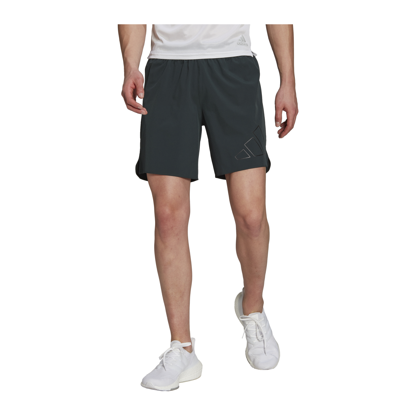 adidas RN 3B Short Running Grün