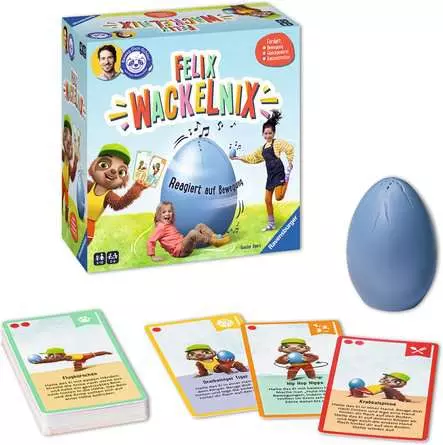 Beweg dich schlau! Felix Wackelnix - Kinderspiel ab 5 Jahren