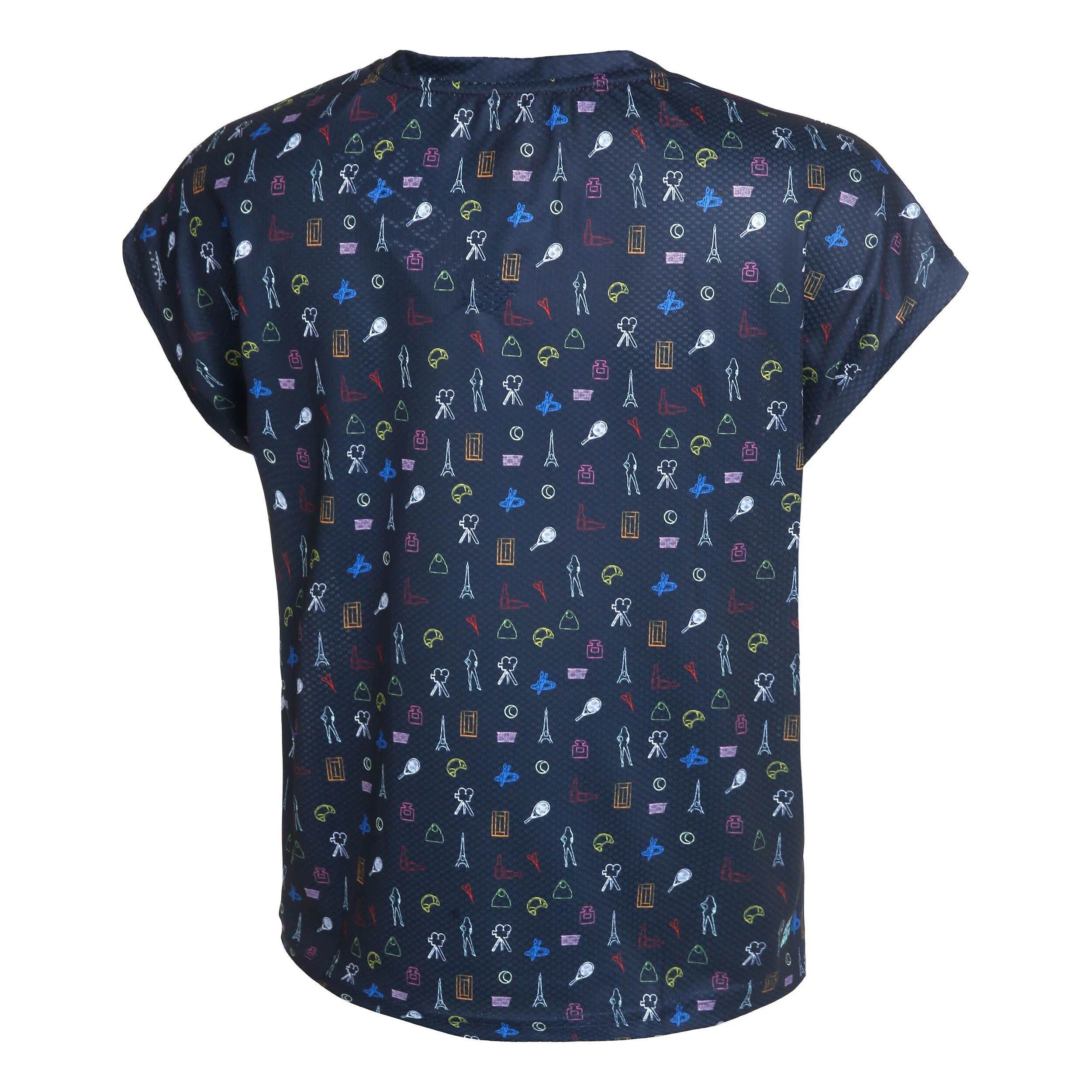 Majira Tech T-Shirt Damen - Dunkelblau, Mehrfarbig